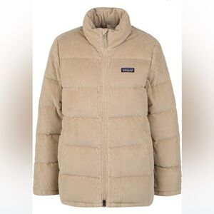 Patagonia Tan Corduroy Puffer Jacket